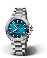 Oris Aquis Date 43.5 Relief Stainless Steel / Cherry / Bracelet (01 733 7732 4155-07 8 21 05PEB)