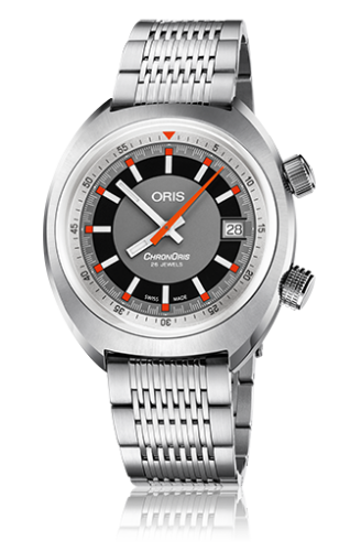 Oris - 01 733 7737 4053-07 8 19 01  Chronoris Date / Grey / Bracelet