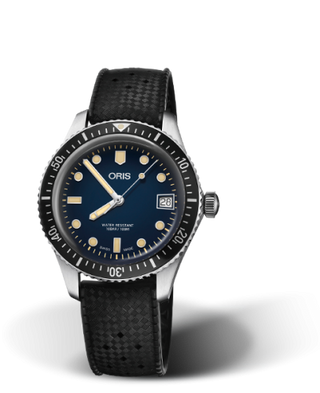 Oris - 01 733 7747 4055-07 4 17 18  Divers Sixty-Five 36 Stainless Steel / Blue / Rubber