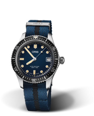 Oris - 01 733 7747 4055-07 5 17 28  Divers Sixty-Five 36 Stainless Steel / Blue / NATO