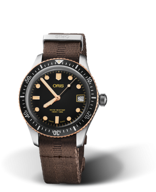 Oris - 01 733 7747 4354-07 5 17 30  Divers Sixty-Five 36 Stainless Steel / Bronze / Black / NATO