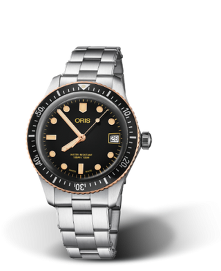 Oris - 01 733 7747 4354-07 8 17 18  Divers Sixty-Five 36 Stainless Steel / Bronze / Black / Bracelet