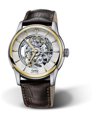 Oris - 01 734 7670 4351-07 1 21 73FC  Artelier Skeleton 40.5 Stainless Steel - Yellow Gold