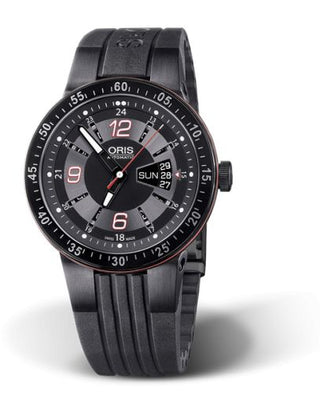 Oris - 01 735 7634 4764-07 4 24 44BNE  WilliamsF1 Team Day Date 44 PVD / Black / Rubber