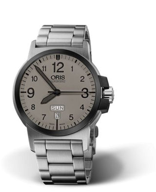 Oris - 01 735 7641 4361-07 8 22 03  BC3 Advanced Day Date Stainless Steel - DLC / Grey / Bracelet