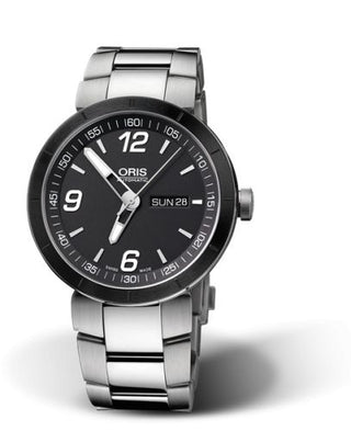 Oris - 01 735 7651 4174-07 8 25 10  TT1 Day Date Stainless Steel - Ceramic / Black / Bracelet