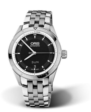 Oris - 01 735 7662 4174-07 8 21 85  Artix GT Day Date Stainless Steel / Black / Bracelet