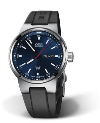 Oris - 01 735 7716 4155-07 4 24 50FC  Williams Day Date 42 Stainless Steel / Blue / Rubber