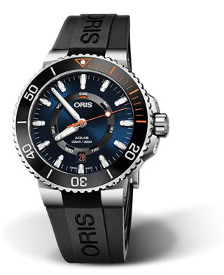 Oris - 01 735 7734 4185-Set RS  Aquis Staghorn Restoration Limited Edition / Rubber