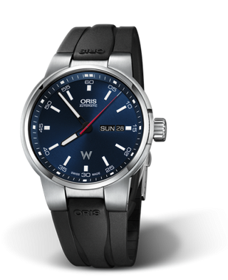 Oris - 01 735 7740 4155-07 4 24 54FC  Williams Day Date 42 Stainless Steel / Blue / Rubber