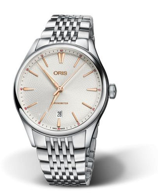 Oris - 01 737 7721 4031-07 8 21 79  Artelier Chronometer Date 40 Stainless Steel / Silver / Bracelet