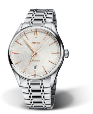 Oris - 01 737 7721 4031-07 8 21 88  Artelier Chronometer Date 40 Stainless Steel / Silver / Bracelet