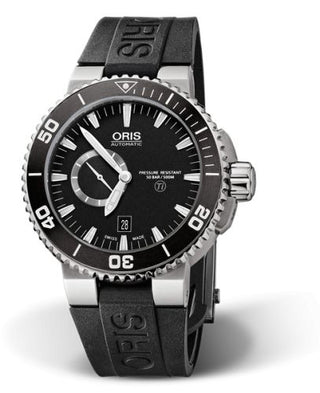 Oris - 01 743 7664 7154-07 4 26 34TEB  Aquis Titan Small Second - Date Titanium  / Black / Rubber