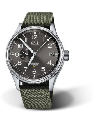 Oris - 01 748 7710 4063-07 5 22 14FC  Big Crown ProPilot GMT Stainless Steel / Grey