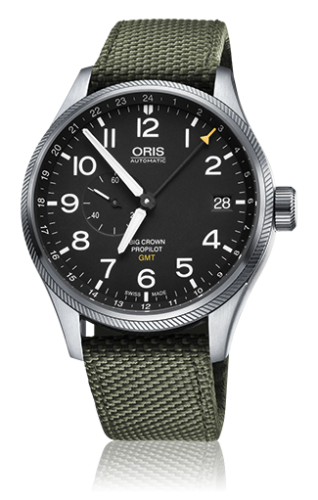 Oris - 01 748 7710 4164-07 5 22 14FC  Big Crown ProPilot GMT Stainless Steel / Black