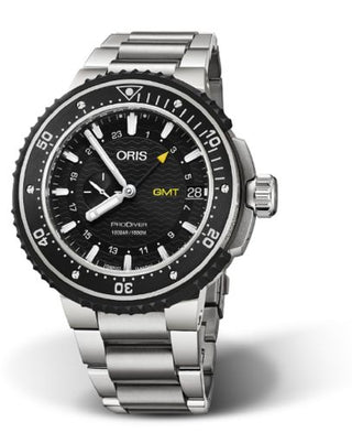 Oris - 01 748 7748 7154-07 8 26 74PEB  ProDiver GMT Titanium / Black / Bracelet