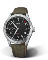 Oris Big Crown ProPilot Timer GMT Stainless Steel / Black / Leather (01 748 7756 4064-07 3 22 02LC)