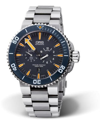 Oris - 01 749 7663 7185-Set MB  Aquis Tubbataha Limited Edition / Rubber