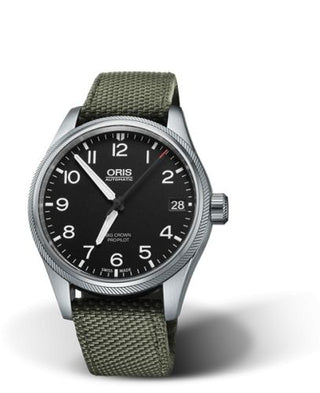 Oris - 01 751 7697 4164-07 5 20 14FC  Big Crown ProPilot Big Date Stainless Steel / Black / Green Textile