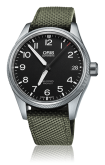 Oris - 01 751 7697 4164-07 5 20 14FC  Big Crown ProPilot Big Date Stainless Steel / Black / Green Textile