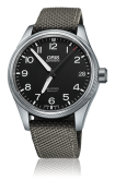 Oris - 01 751 7697 4164-07 5 20 17FC  Big Crown ProPilot Date Black / Grey Textile