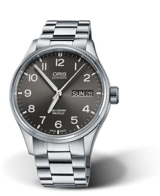 Oris - 01 752 7698 4063-07 8 22 19  Big Crown ProPilot Big Day Date Stainless Steel / Grey / Bracelet