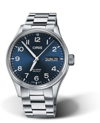 Oris - 01 752 7698 4065-07 8 22 19  Big Crown ProPilot Big Day Date Stainless Steel / Blue / Bracelet