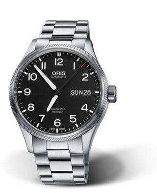 Oris - 01 752 7698 4164-07 8 22 19  Big Crown ProPilot Big Day Date Stainless Steel / Black / Bracelet