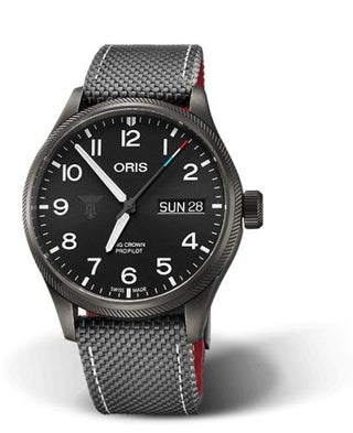 Oris - 01 752 7698 4214-Set  Big Crown ProPilot Big Day Date Unité Spéciale Police Luxembourgh