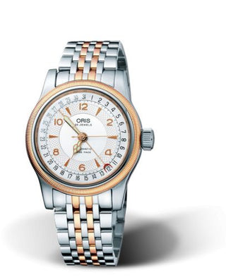 Oris - 01 754 7551 4361-07 8 18 63  Big Crown Pointer Date 36 Stainless Steel - Rose Gold / Silver / Bracelet