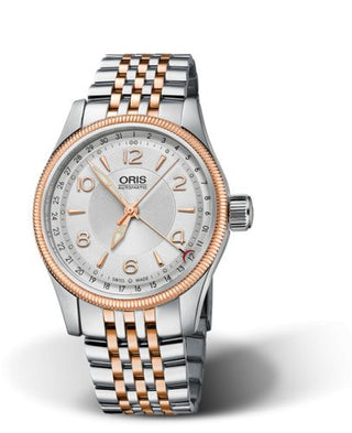 Oris - 01 754 7679 4331-07 8 20 32  Big Crown Pointer Date 40 Stainless Steel - Rose Gold / Silver / Bracelet