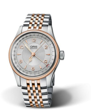 Oris - 01 754 7696 4361-07 8 20 32  Big Crown Pointer Date 40 Stainless Steel - Rose Gold / Silver / Bracelet