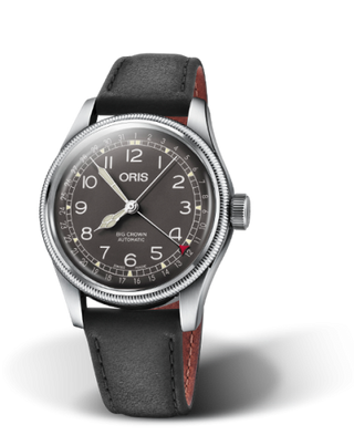 Oris - 01 754 7741 4064-07 5 20 65  Big Crown Pointer Date 40 Stainless Steel / Black / Strap