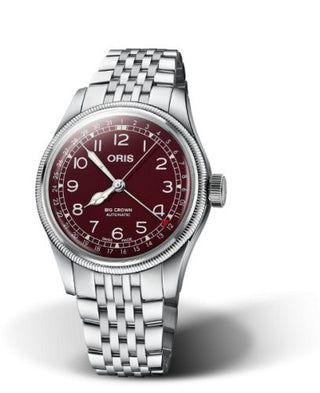 Oris - 01 754 7741 4068-07 8 20 22  Big Crown Pointer Date 40 Stainless Steel / Red / Bracelet