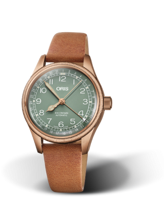 Oris - 01 754 7749 3167-07 5 17 66BR  Big Crown Pointer Date 36 Bronze / Green / Strap