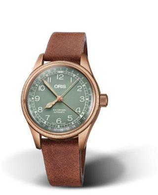 Oris - 01 754 7749 3167-07 5 17 69GBR  Big Crown Pointer Date 36 Bronze / Green / Strap