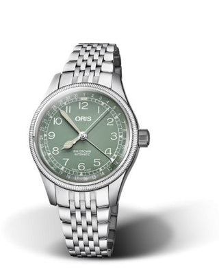 Oris - 01 754 7749 4067-07 8 17 22  Big Crown Pointer Date 36 Stainless Steel / Green / Bracelet