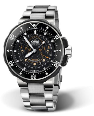 Oris - 01 761 7682 7154-Set  ProDiver Pointer Moon Titanium / Black / Bracelet