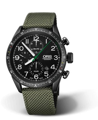 Oris - 01 774 7661 7734-Set TS  Big Crown ProPilot Chronograph Stainless Steel / Grey / Bracelet