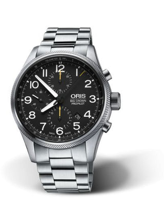 Oris - 01 774 7699 4134-07 8 22 19  Big Crown ProPilot Chronograph Stainless Steel / Black / Bracelet