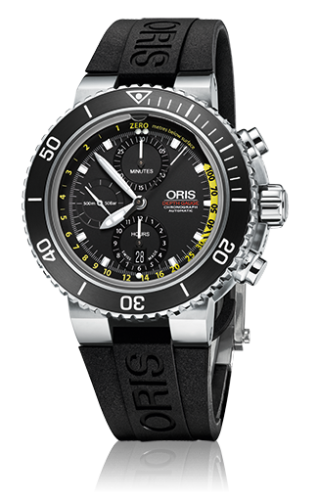 Oris - 01 774 7708 4154-Set RS  Aquis Depth Gauge Chronograph