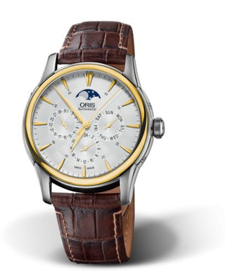 Oris - 01 781 7703 4351-07 5 21 70FC  Artelier Complication 40.5 Stainless Steel - Yellow Gold / Silver