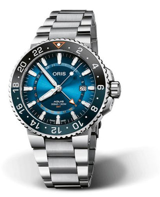 Oris - 01 798 7754 4185-Set MB  Aquis GMT 43.5 Carysfort Reef Limited Edition / Bracelet