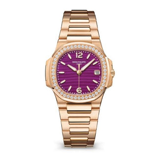 Patek Philippe - 010/1R-013  Nautilus 7010 Rose Gold - Diamond / Purple