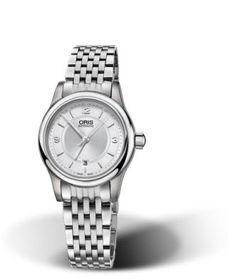 Oris - 01 561 7650 4031-07 8 14 61  Classic Date Lady 28.5 Stainless Steel / Silver / Bracelet