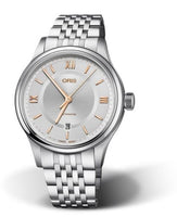 Oris Classic Date Lady 28.5 Stainless Steel - Rose Gold / Silver (01 733 7719 4071-07 8 20 10)