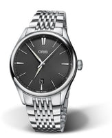 Oris Artelier Date Diamonds 28 Stainless Steel - Diamond / Grey / Bracelet (01 733 7721 4053-07 8 21 79)