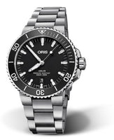 Oris Aquis Date 43.5 Stainless Steel / Black / Calf (01 733 7730 4124-07 8 24 05EB)