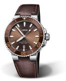 Oris - 01 733 7730 4152-07 8 24 05PEB  Aquis Date 43.5 Stainless Steel / Brown / Bracelet