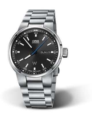 Oris - 01 735 7716 4154-07 8 24 50  Williams Day Date 42 Stainless Steel / Black / Bracelet